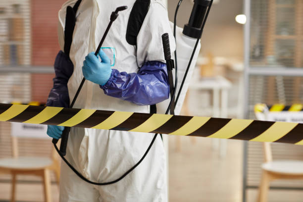 Professional Sewage Cleanup technician working in Camden, SC